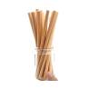 Natural bamboo reusable straws cm 22