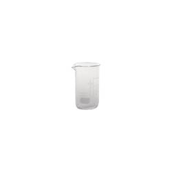 Cylindrical graduated glass beaker container ml 90