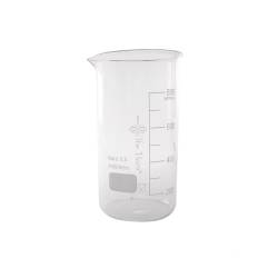 Contenitore beaker cilindrico graduato in vetro cl 80