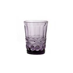 Bicchiere Solange in vetro viola cl 25