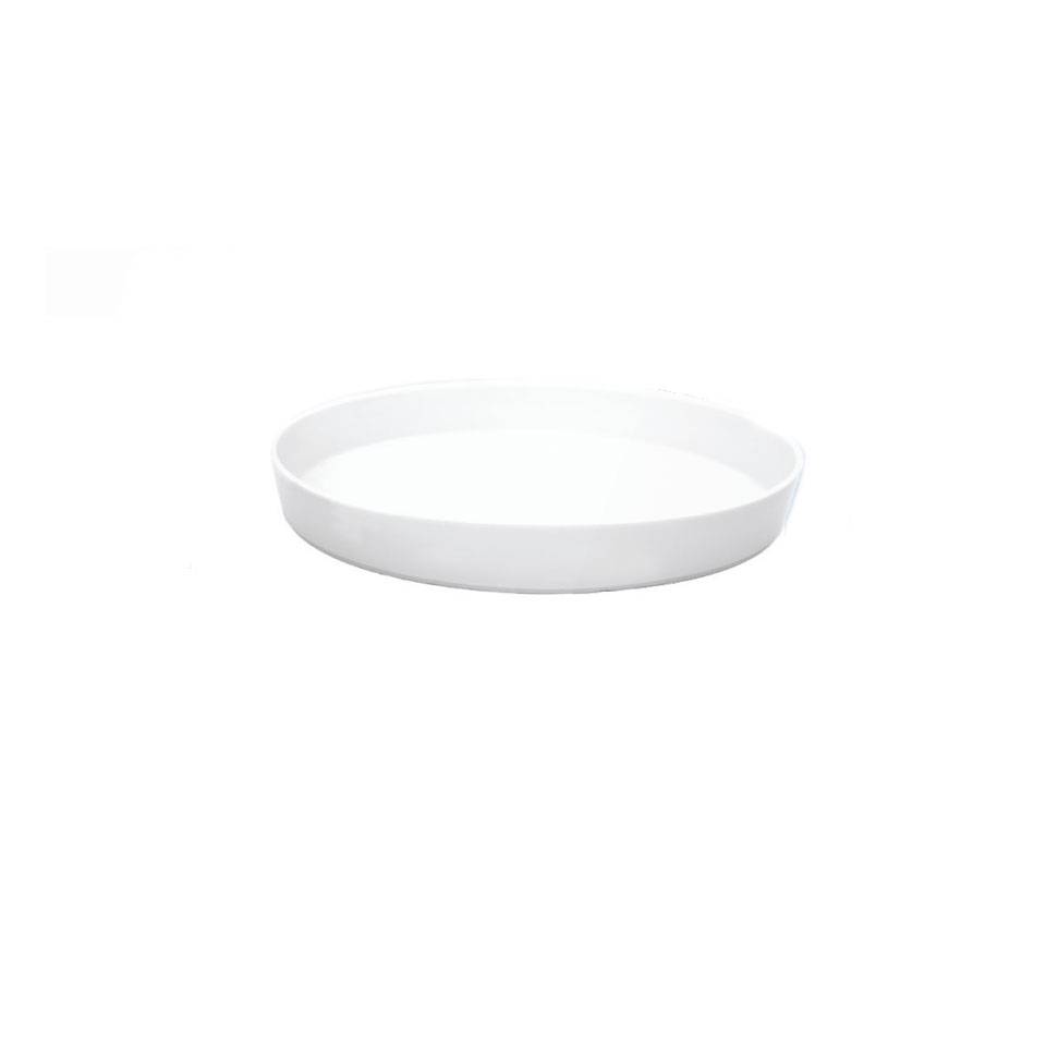 Grand Buffet oval white porcelain casserole dish 13.38x5.90 inch