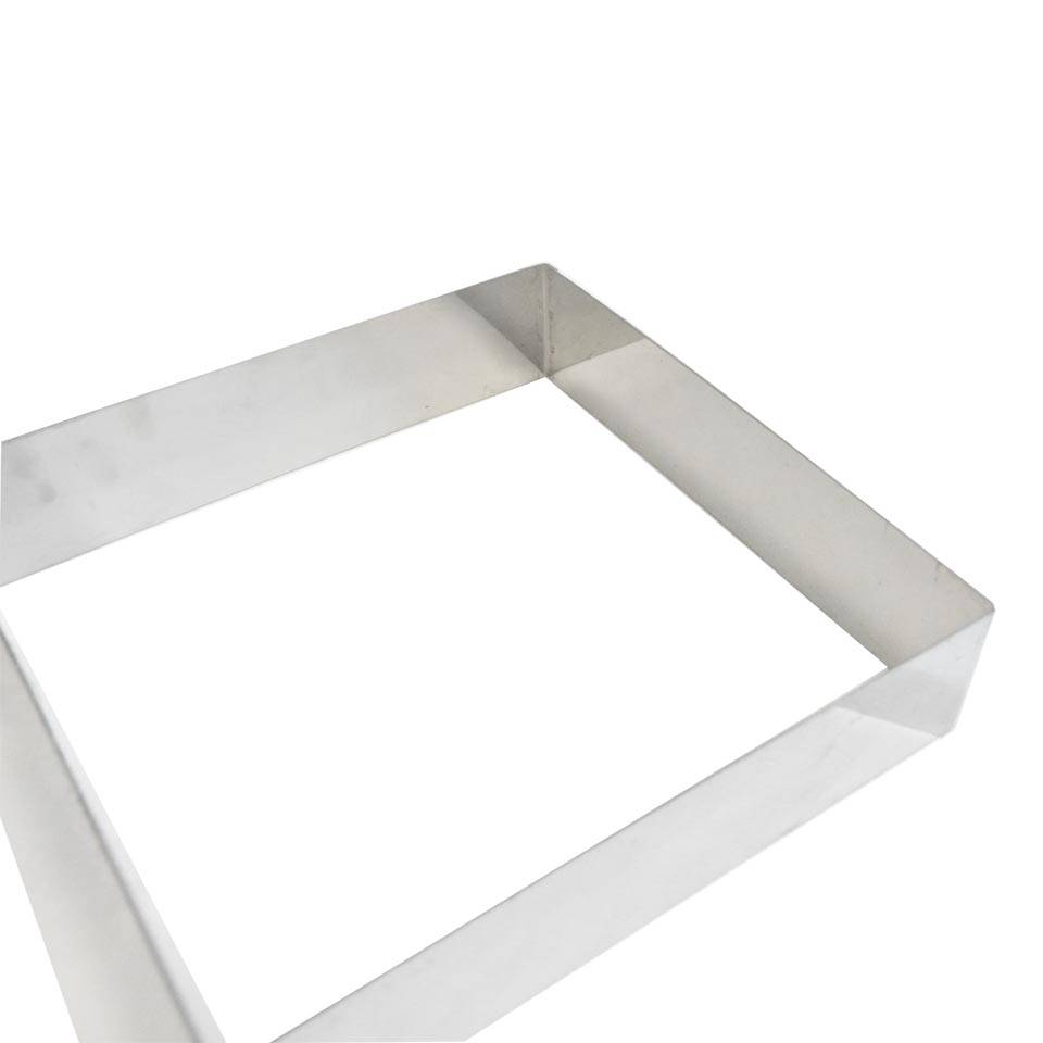 Stainless steel square mould 10.63x10.63 inch