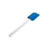 White and blue soft silicone beveled spatula cm 35