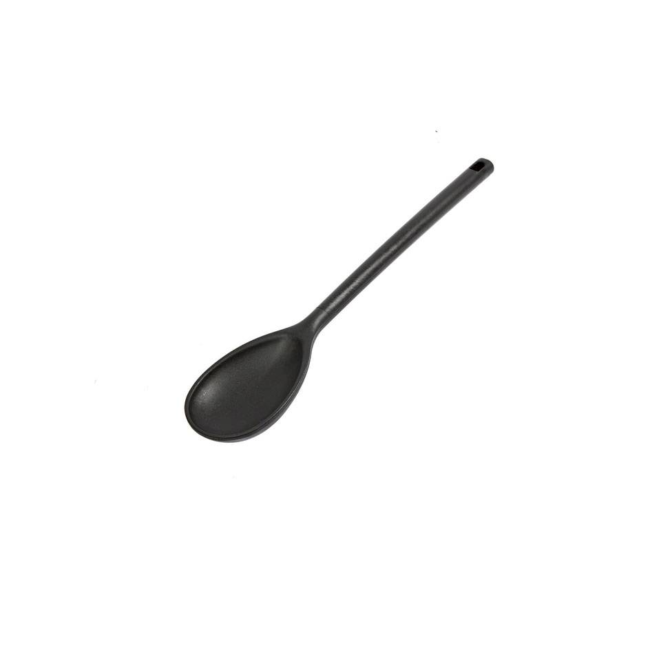 Black nylon kitchen spoon cm 30