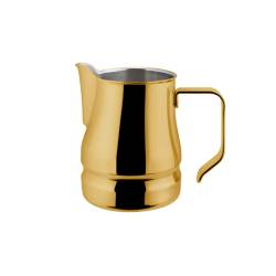 Gold lacquered stainless steel Evolution milk jug cl 75