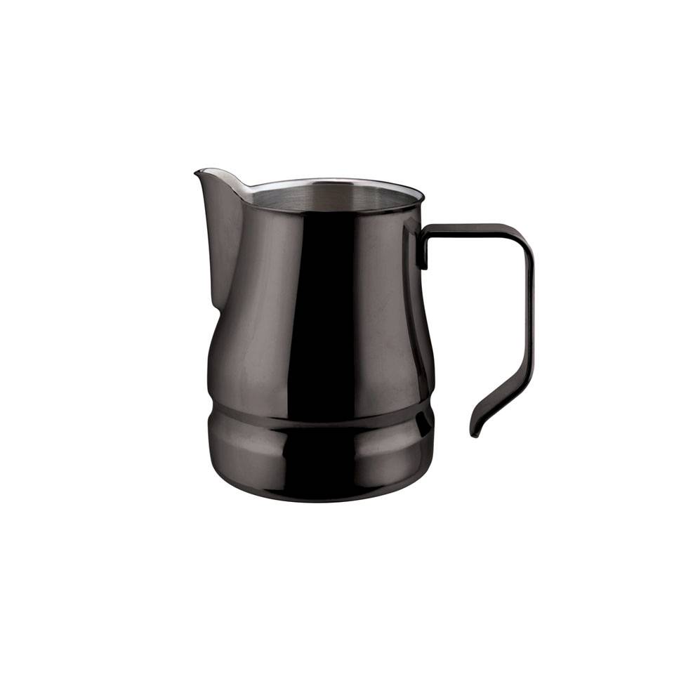 Evolution black stainless steel milk jug cl 50
