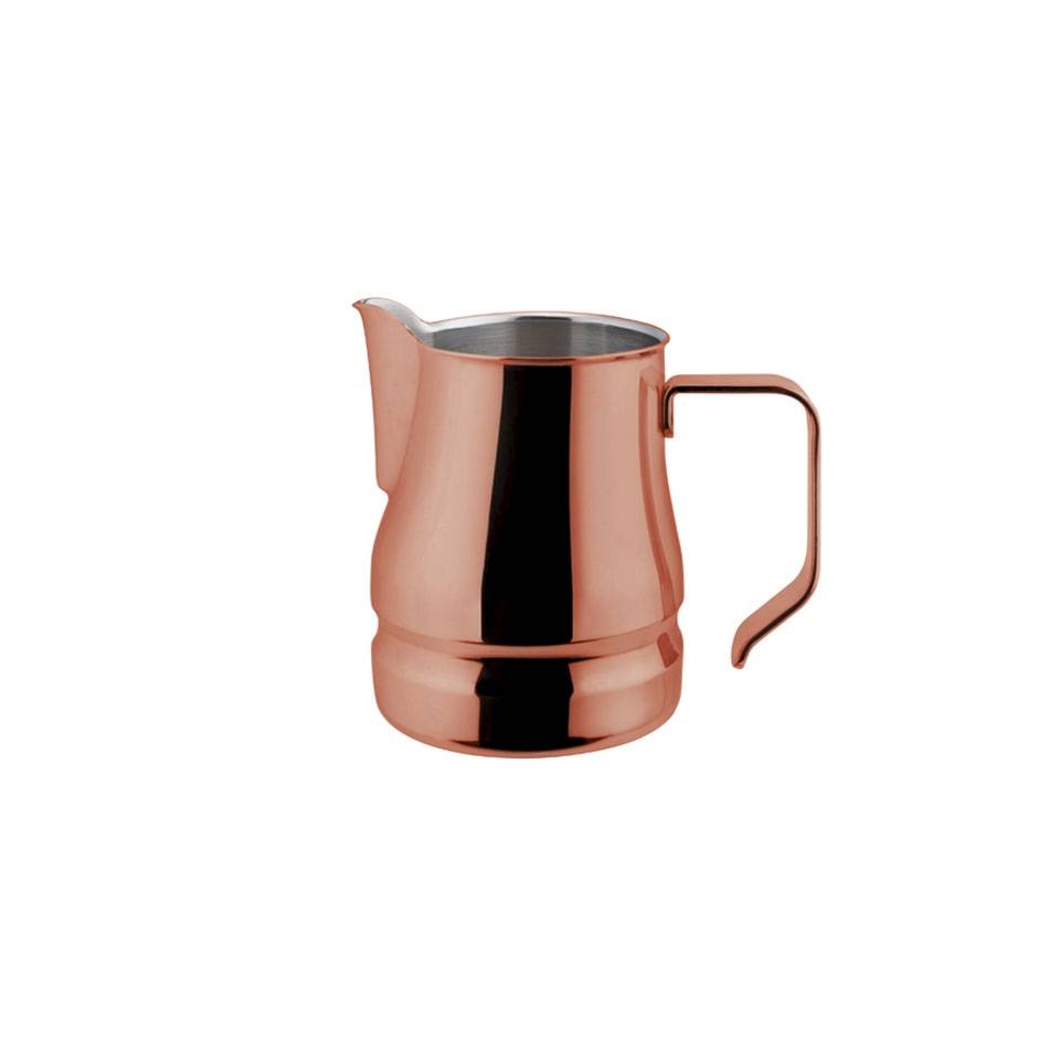 Evolution copper lacquered stainless steel milk jug cl 50