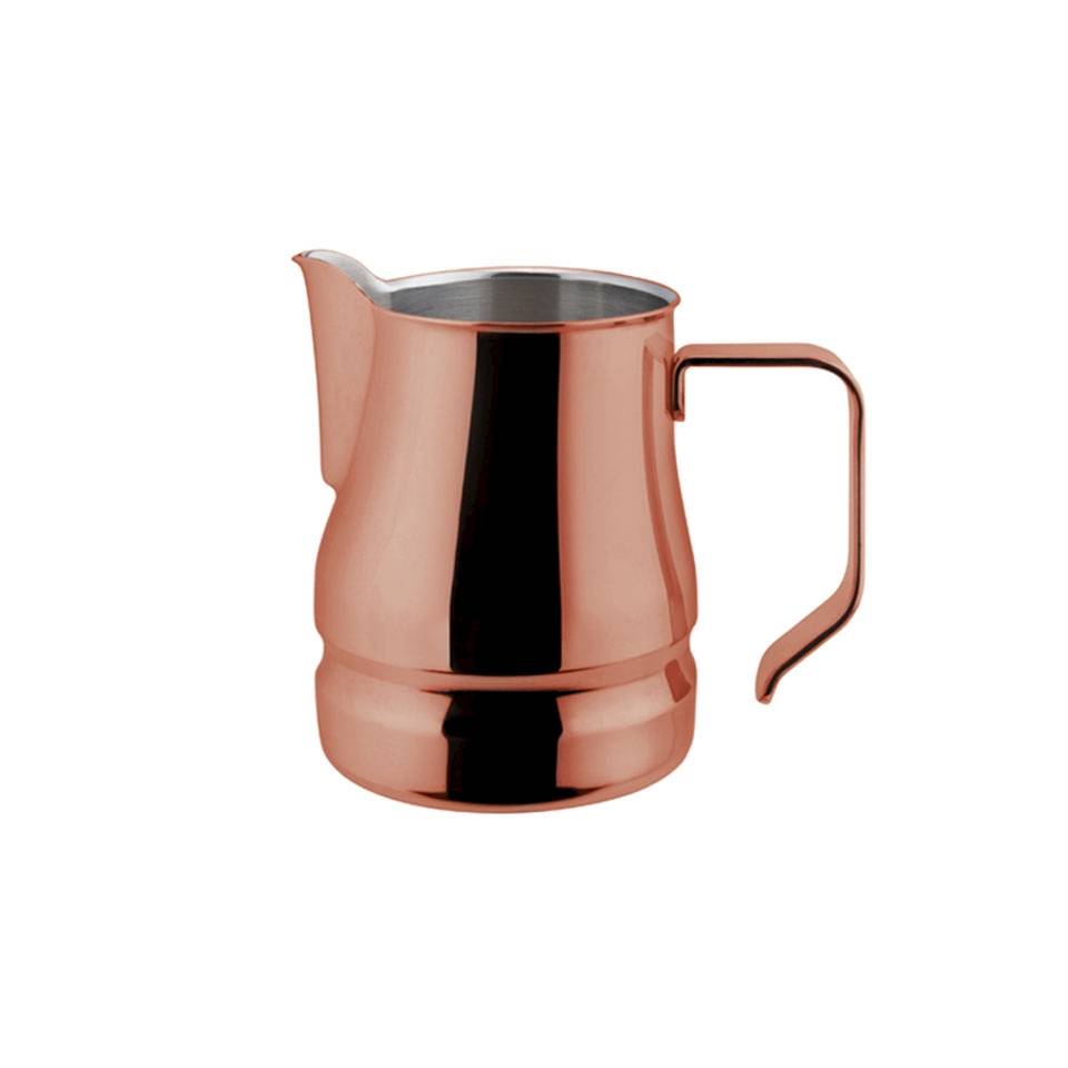 Evolution copper lacquered stainless steel milk jug cl 75
