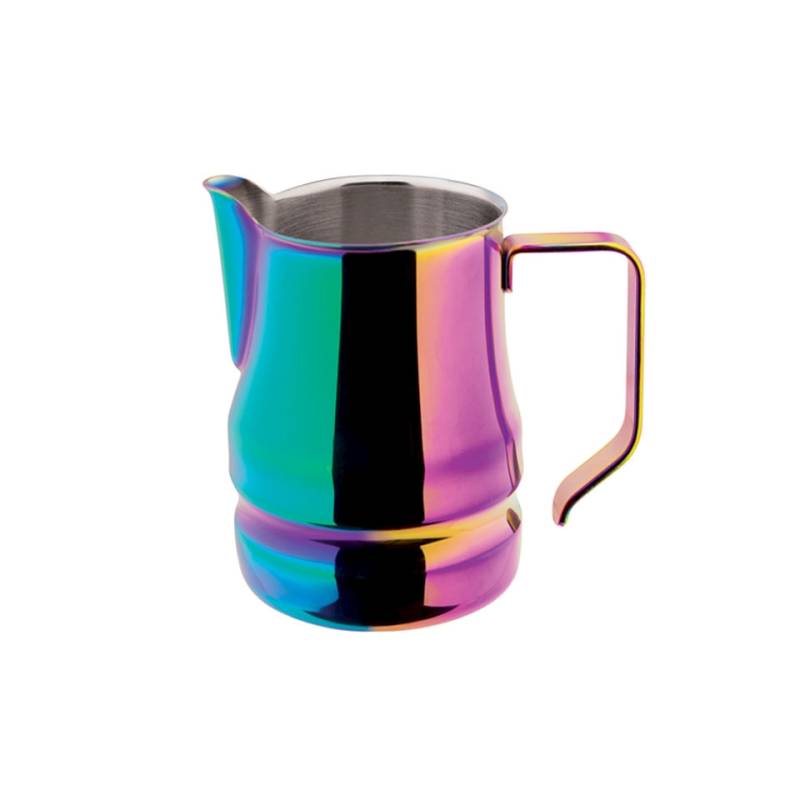 Evolution milk jug in iridescent stainless steel cl 75