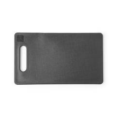 Hendi universal cutting board in black polyethylene cm 25x15x1