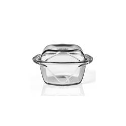Set of 2 Chef N' Table dishes in tempered glass 17x15 cm