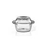 Set of 2 Chef N' Table dishes in tempered glass 17x15 cm