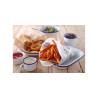 Brown greaseproof paper food sheets cm 25x20