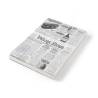 Fogli per alimenti in carta oleata con decoro bianco newspaper cm 25x20