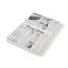 Greaseproof paper food sheets with white newspaper decoration cm 25x20