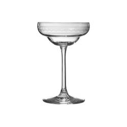 Coppa champagne Coley Urban Bar in vetro con decori vintage cl 17