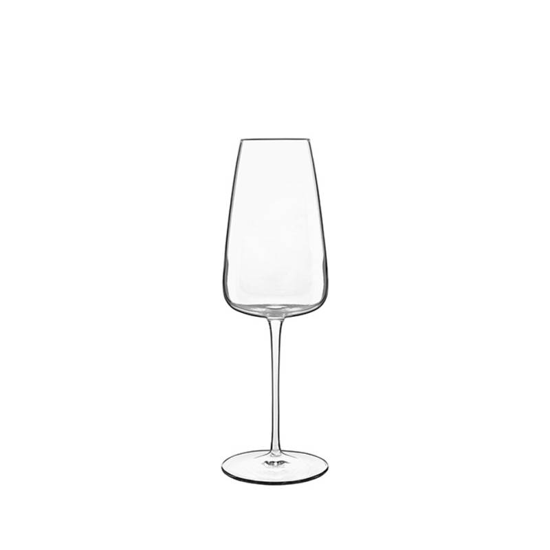 Flöte I Meravigliosi Bormioli Luigi in transparentem Glas cl 40