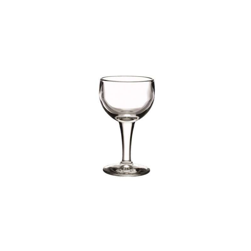 Transparent glass ballon red wine goblet cl 14