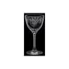 Nick & Nora Vintage Rona Becher in dekoriertem Glas cl 16