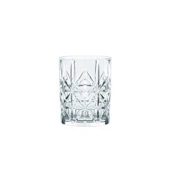 Bicchiere Cross Highland in vetro trasparente cl 34,5   