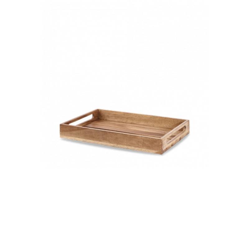 Churchill rectangular box made of natural acacia wood cm 39.7x25.8x5