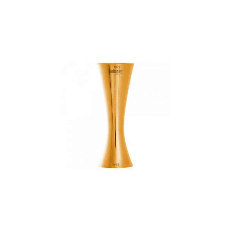 Jigger Aero Urban Bar goldener Stahl cl 2.5-5