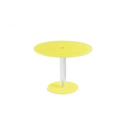 Alzata tonda Mealplak in Nacryl® giallo cm 21