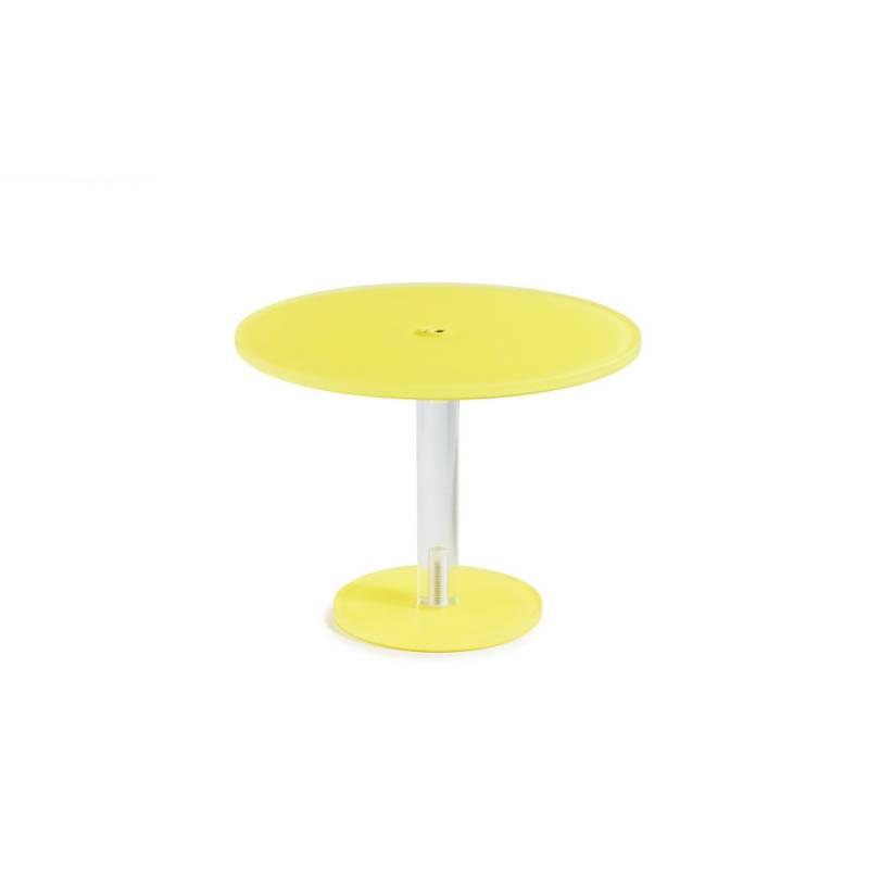 Mealplak yellow Nacryl® round riser 8.26 inch