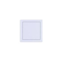 The Luxe coaster in polyester and cellulose ice white cm 10x10