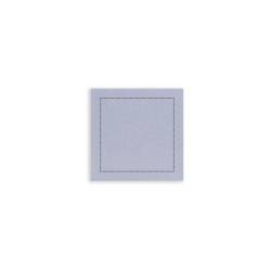 The Luxe coaster made of polyester and cellulose light gray cm 10x10