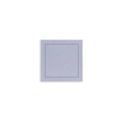 The Luxe coaster made of polyester and cellulose light gray cm 10x10