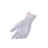 Reflexx powder-free white vinyl gloves size M