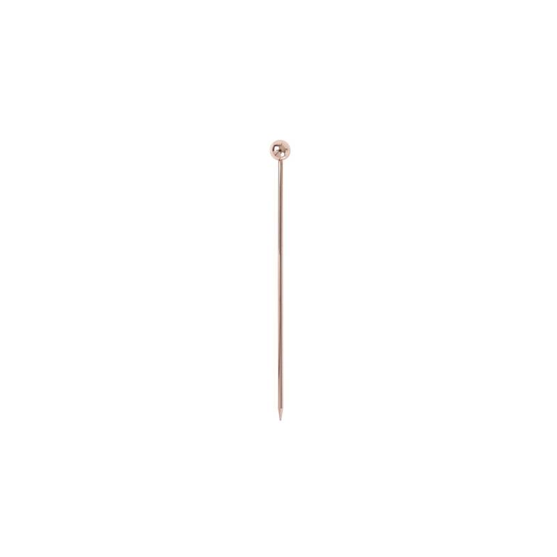 Coppered steel ball cocktail skewers 10.5 cm