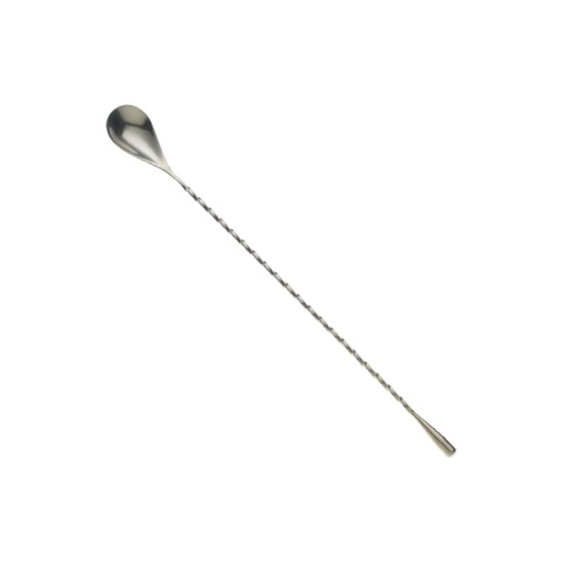 Stainless steel teardrop bar spoon 30 cm