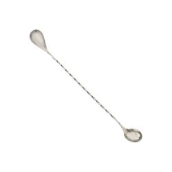 Bar spoon doppio con cucchiaio in acciaio inox cm 31