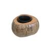 Natural coconut glass holder