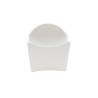 White melamine potato chip container 12x5 cm