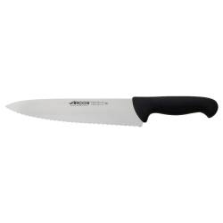 Coltello cucina seghettato serie 2900 Arcos in acciaio inox e manico in polipropilene cm 25