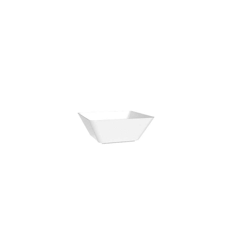 Space 5 cup in white polystyrene cm 13.5x13.5x4