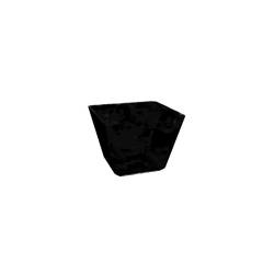 Space 4 black polystyrene cup 7.5x7.5x7 cm