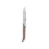 Alps steak knife stainless steel serrated blade and wooden handle cm 23