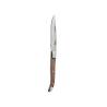 Coltello bistecca Alps lama seghettata in acciaio inox e manico in legno cm 23