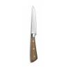 Coltello bistecca Montblanc filo rasoio in acciaio inox e manico in legno cm 23