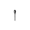 Cuillère noire en polystyrène 10 cm