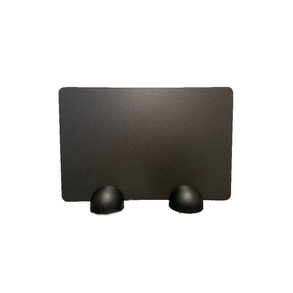 Black pvc table blackboard 11.81x7.87 inch