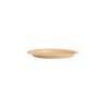 Bio-lackierter brauner Pappteller 20 cm