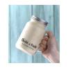 Milk & Shake Kilner glass jar with aluminum cap and steel spring cl 54