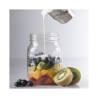 Snack on the Go Kilner glass jar with aluminum cap and steel insert cl 50