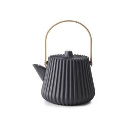Pekoë Revol black porcelain teapot with filter cl 55