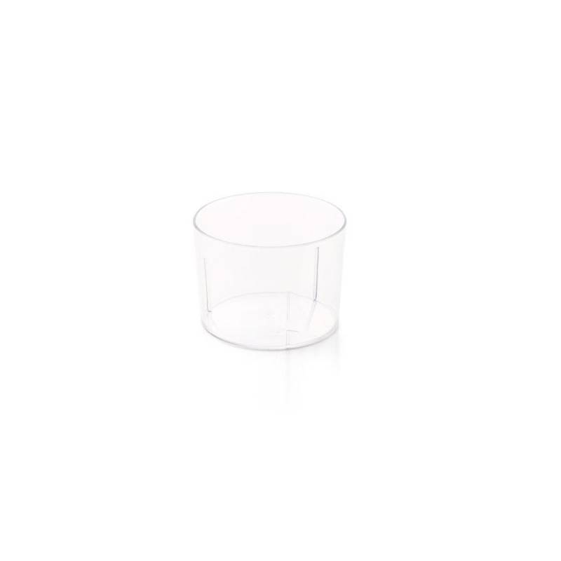 Araven tasting cup in transparent polystyrene cl 25
